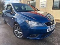 Begagnad Seat Ibiza I-Tech 2015 Blå Halvkombi