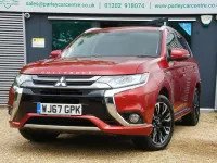 Used Mitsubishi Outlander P-HEV 2017 Red Estate