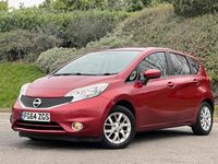 Begagnad Nissan Note Acenta 90 HK (66 kW) 2014 Röd Halvkombi