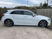 Used Mercedes A200 AMG line 150 HP (110 kW) 2021 White Hatchback