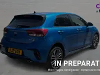 Used Kia Rio GT-Line S 118 HP (86 kW) 2021 Blue Hatchback