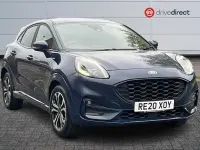 Begagnad Ford Puma ST-Line 2020 Blå SUV