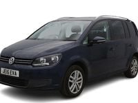 Used VW Touran SE 105 HP (77 kW) 2015 Blue MPV