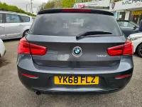 Second-hand BMW 118 Sport Line 150 CP (110 kW) 2018 Gri Hatchback