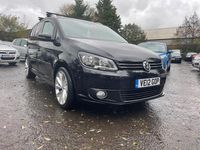 Used VW Touran SE 105 HP (77 kW) 2012 Black MPV