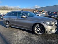 Used Mercedes C300 AMG line 245 HP (180 kW) 2019 Silver Estate