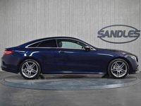 Used Mercedes E220 AMG Line Premium 194 HP (142 kW) 2018 Blue Coupe