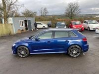 Used Audi A3 S-Line 2015 Blue Hatchback