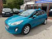 Used Ford Fiesta Zetec 85 HP (62 kW) 2018 Blue Hatchback