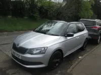 Used Skoda Fabia SE 90 HP (66 kW) 2017 Silver Hatchback