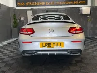 Used Mercedes C250 AMG line 204 HP (150 kW) 2018 Silver Coupe