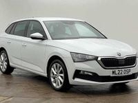 Used Skoda Scala SE L 110 HP (80 kW) 2022 Moon white metallic Hatchback