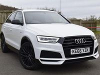 Used Audi Q3 Black Edition 184 HP (135 kW) 2017 White SUV