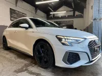 Used Audi A3 Sportback S-Line 150 HP (110 kW) 2020 White Hatchback