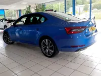 Used Skoda Superb SportlinePlus 150 HP (110 kW) 2023 Blue Hatchback