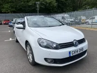 Used VW Golf Cabriolet S 2014 White Cabriolet