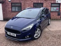 Begagnad Ford S-MAX Sport 150 HK (110 kW) 2016 Blå Minibuss