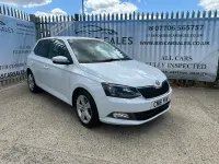 Used Skoda Fabia SE L 105 HP (77 kW) 2016 White Hatchback