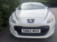 Used Peugeot 308 CC Roland Garros 156 HP (114 kW) 2013 White Cabriolet