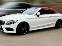 Used Mercedes C250 AMG line 2017 White Cabriolet