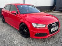Used Audi A3 Sportback S-Line 2013 Red Hatchback