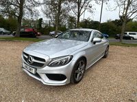 Usado Mercedes C220 AMG line 170 HP (125 kW) 2016 Prateado Coupé