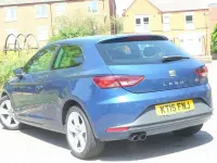 Used Seat Leon FR Sport 125 HP (91 kW) 2015 Blue Coupe
