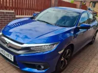 Used Honda Civic EX 2020 Blue Sedan