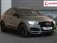 Begagnad Audi Q3 Black Edition 150 HK (110 kW) 2018 Grå SUV
