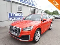 Used Audi Q2 S-Line 150 HP (110 kW) 2018 Orange SUV