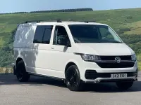 Used VW T6.1 Startline 150 HP (110 kW) 2021 White Van