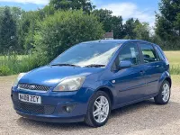 Used Ford Fiesta Ghia 2008 Blue Hatchback