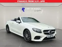 Used Mercedes E400 AMG line 2018 White Cabriolet