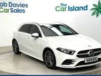 Used Mercedes A200 AMG line 163 HP (119 kW) 2019 White Hatchback