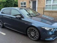 Used Mercedes A200 Exclusive 150 HP (110 kW) 2020 Blue Hatchback