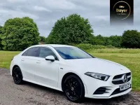 Used Mercedes A250 AMG line 2020 White Sedan