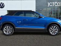 Used VW T-Roc Cabriolet Design 115 HP (84 kW) 2021 Blue Cabriolet
