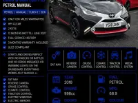 Used Toyota Aygo x-press 2018 Black Hatchback