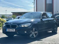 Used BMW 118 Sport Line 136 HP (100 kW) 2016 Black Hatchback