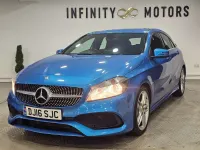 Usado Mercedes A200 AMG line 2016 Azul Citadino