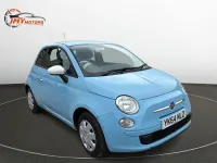 Used Fiat 500 69 HP (50 kW) 2014 Blue Hatchback