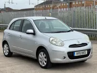 Używany Nissan Micra Acenta 2011 Srebrny Hatchback