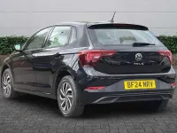 Used VW Polo Life 95 HP (69 kW) 2024 Black Hatchback