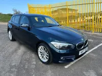 Used BMW 118 Sport Line 136 HP (100 kW) 2017 Blue Hatchback