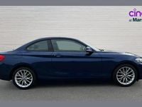 Used BMW 218 Performance 134 HP (98 kW) 2017 Blue Coupe