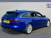 Used Jaguar XF Portfolio 250 HP (183 kW) 2019 Blue Estate