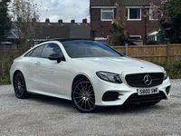 Used Mercedes E220 AMG Line Premium Plus 2017 White Coupe