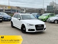Used Audi A3 S-Line 2015 White Hatchback