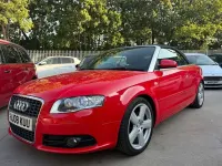 Used Audi A4 Cabriolet S-Line 2008 Red Cabriolet