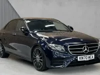 Used Mercedes E300 AMG line 245 HP (180 kW) 2020 Blue Sedan